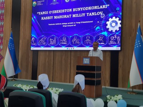 “Yangi O‘zbekiston bunyodkorlari” kasbiy mahorat tanlovining tuman bosqichi bo‘lib o‘tdi вЂ” foto 2